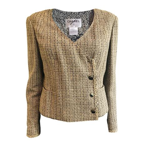 chanel jacket p43652v31747|chanel cotton tweed jacket.